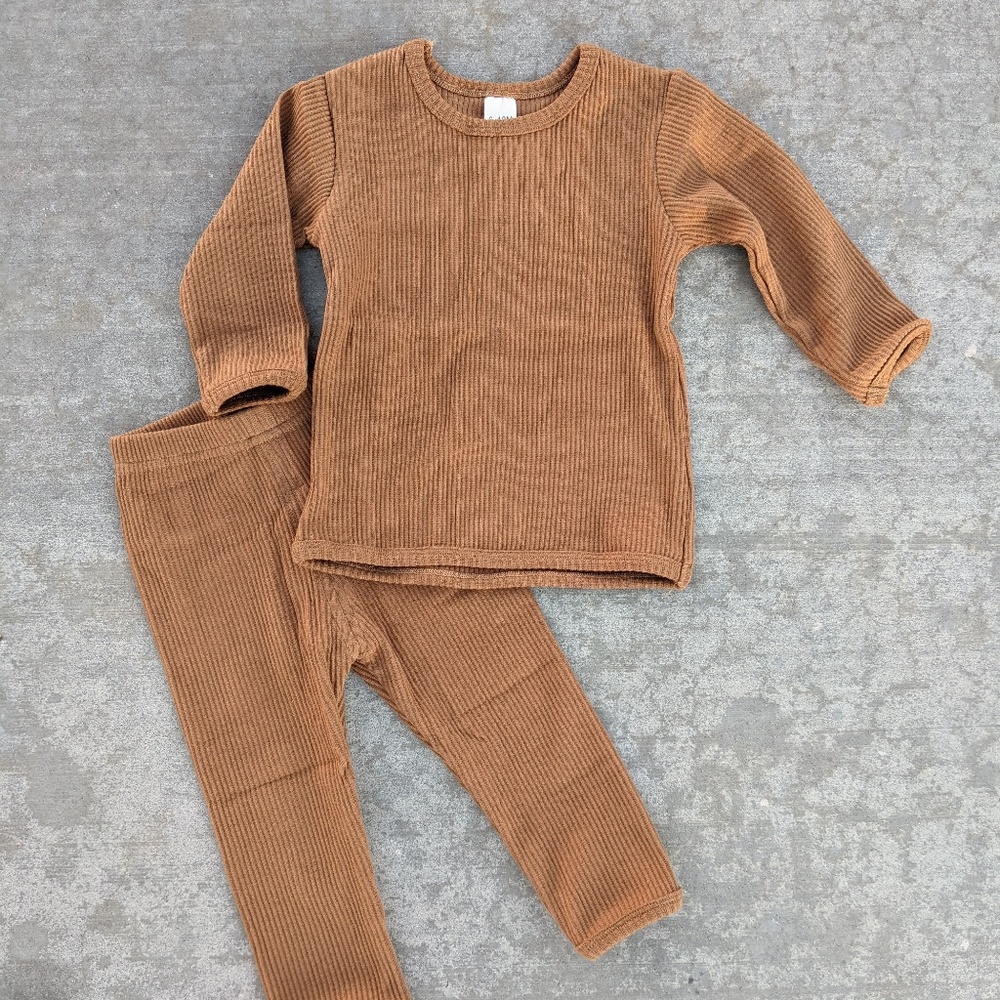 Ribbed pajamas set 6-12 months